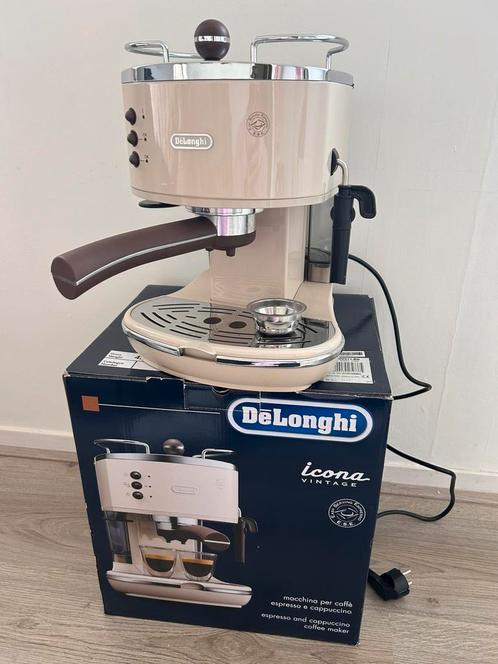 De’Longhi Icona Vintage, Witgoed en Apparatuur, Koffiezetapparaten, Zo goed als nieuw, Gemalen koffie, Overige modellen, Ophalen of Verzenden