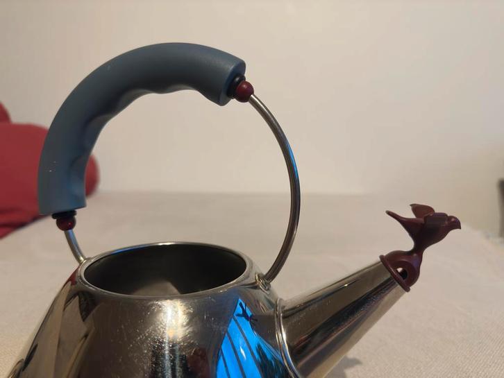 Alessi fluitketel 2 liter, Witgoed en Apparatuur, Waterkokers, Zo goed als nieuw, 1 tot 2 liter, Ophalen of Verzenden