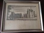 1678 - Franz ERTINGER - Zicht op Kasteel Eekhoven Antwerpen, Antiek en Kunst, Kunst | Etsen en Gravures, Ophalen