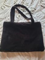 Zwarte Fluffie Tas, Ophalen of Verzenden, Zo goed als nieuw, Zwart, Handtas