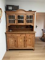 Antiek grenen buffetkast, Huis en Inrichting, Kasten | Buffetkasten, Ophalen, Kersenhout, Gebruikt, 200 cm of meer