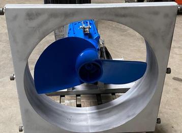 Dompelroerder op trommelslede 90 x 90 cm, 15 kW GTWSU204 beschikbaar voor biedingen
