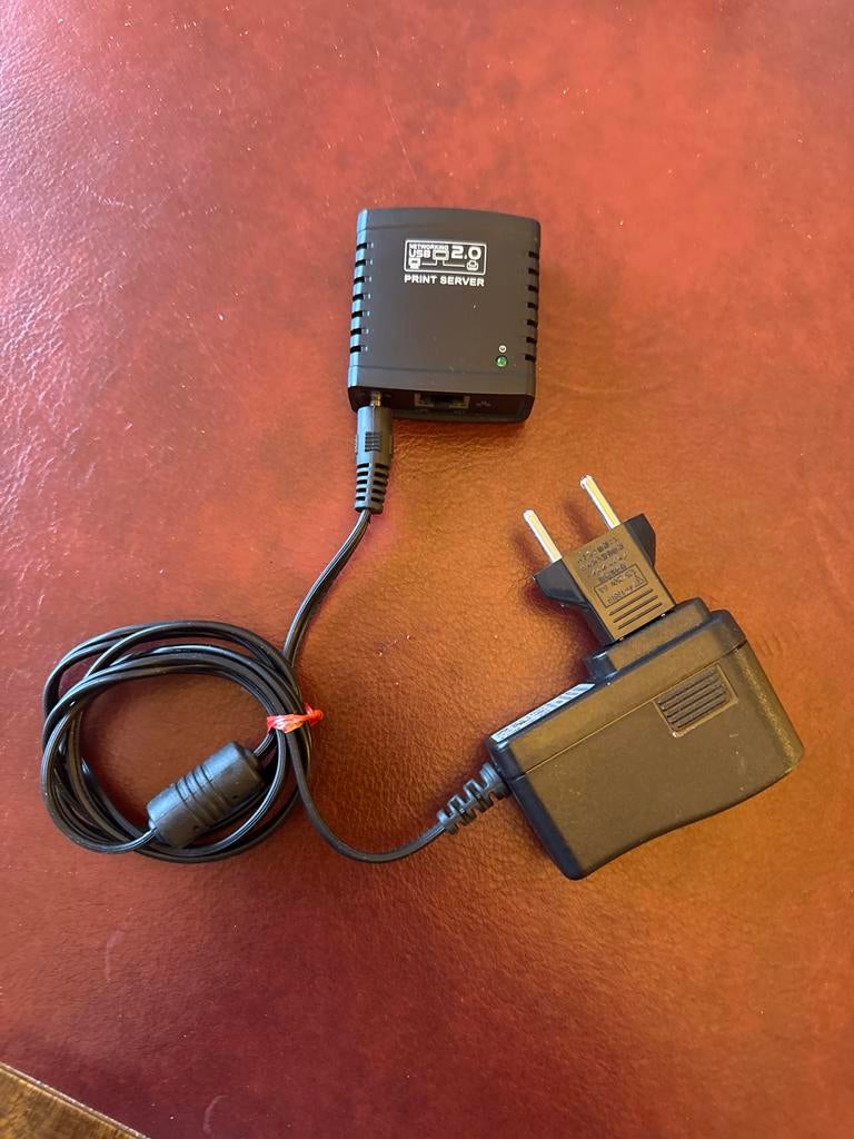 USB ethernet Printer Server, Ophalen of Verzenden, Gebruikt