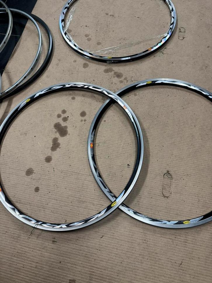 Zolderopruiming : partij mavic racevelgen, Fietsen en Brommers, Fietsonderdelen, Nieuw, Racefiets, Wiel, Ophalen of Verzenden