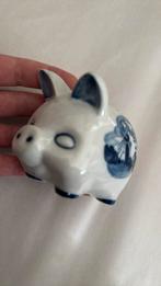 Delfts blauw delft’s spaarvarken spaarpot, Ophalen of Verzenden, Zo goed als nieuw, Steen, Aardewerk of Keramiek, Vervoermiddel