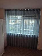 Mooi blauw inbetween gordijn met wave plooi, Huis en Inrichting, Stoffering | Gordijnen en Lamellen, Ophalen of Verzenden, Zo goed als nieuw