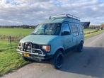 Chevrolet Astro EXT 4x4 Campervan 1994 Explorer Conversion, Automaat, 1996 kg, Blauw, Lederen bekleding