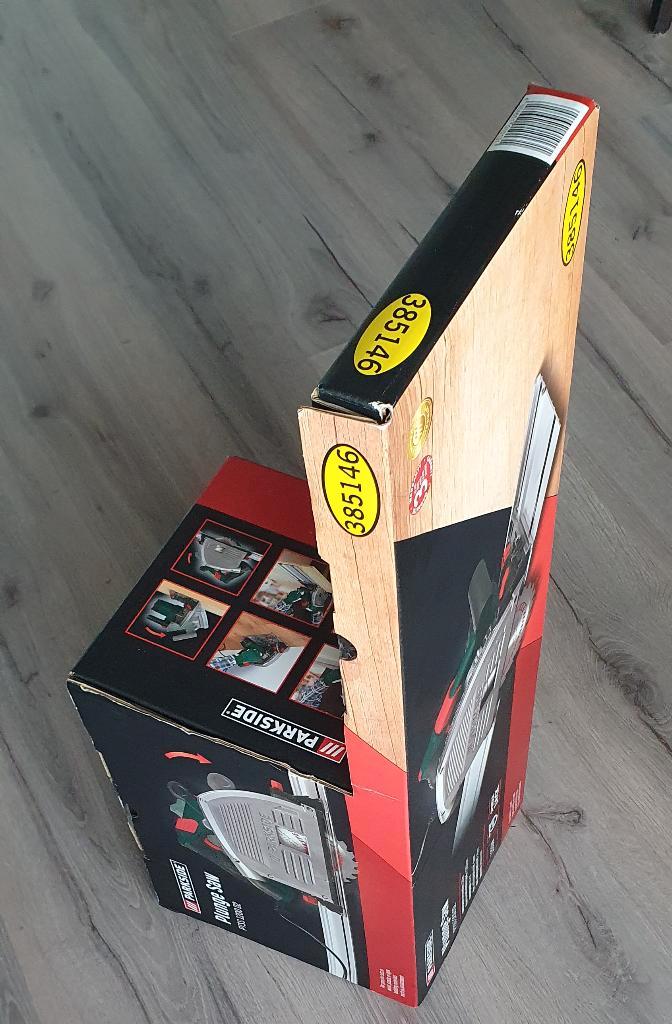 Cirkelzaag parkside, Doe-het-zelf en Verbouw, Gereedschap | Zaagmachines, Nieuw, Cirkelzaag, 1200 watt of meer, 30 tot 70 mm, Ophalen