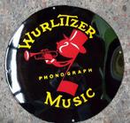 Wurlitzer emaillen reclame bord en veel andere mooie borden, Reclamebord, Emaille, Ophalen of Verzenden, Zo goed als nieuw