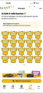 Bakzegels jumbo 5 volle kaarten 8 losse, Hobby en Vrije tijd, Spaarzegeltjes, Ophalen of Verzenden, Winkel, Super of Benzinepomp