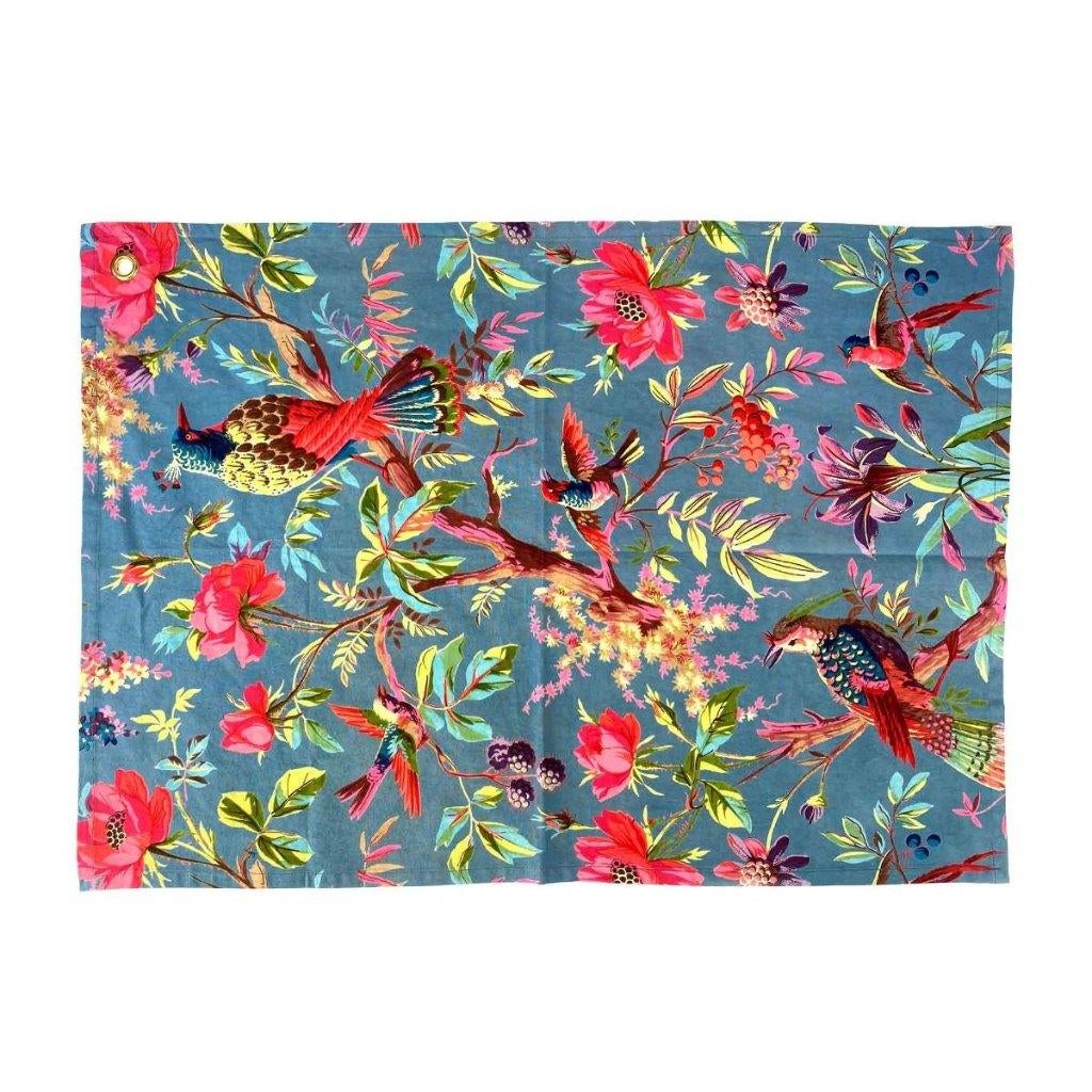 Blauwe theedoek paradise Imbarro leuk als cadeau div kleuren, -, Blauw, -, Nieuw