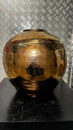 Bronzen pot BRYNXZ 38x12cm, Huis en Inrichting, Minder dan 50 cm, Ophalen of Verzenden, Zo goed als nieuw, Aardewerk of Porselein