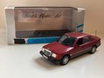 Mercedes 300D (w124)  Kersen rood  1991  1/43 Minichamp, Ophalen of Verzenden, Auto, Overige merken