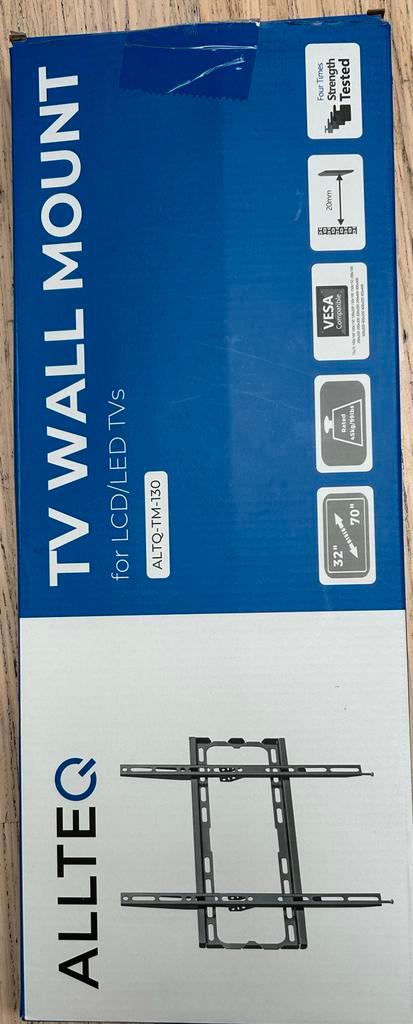 TV Muurbeugel ALLTEQ 32-70 inch, Audio, Tv en Foto, Televisiebeugels, Nieuw, Ophalen of Verzenden
