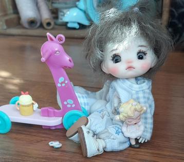 Schattige bjd 1/11, ob11, fullset met extra's.  beschikbaar voor biedingen