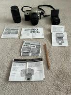 Nikon F50 camera met 20-80 mm en 100-300 mm lens, Audio, Tv en Foto, Fotocamera's Analoog, Spiegelreflex, Ophalen of Verzenden