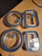 4 glazen ovenschalen met deksels. Jamie Oliver.

Nieuw!, Huis en Inrichting, Keuken | Keukenbenodigdheden, Ophalen of Verzenden