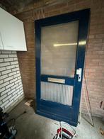 Voordeur, Doe-het-zelf en Verbouw, 80 tot 100 cm, Gebruikt, Glas, Buitendeur