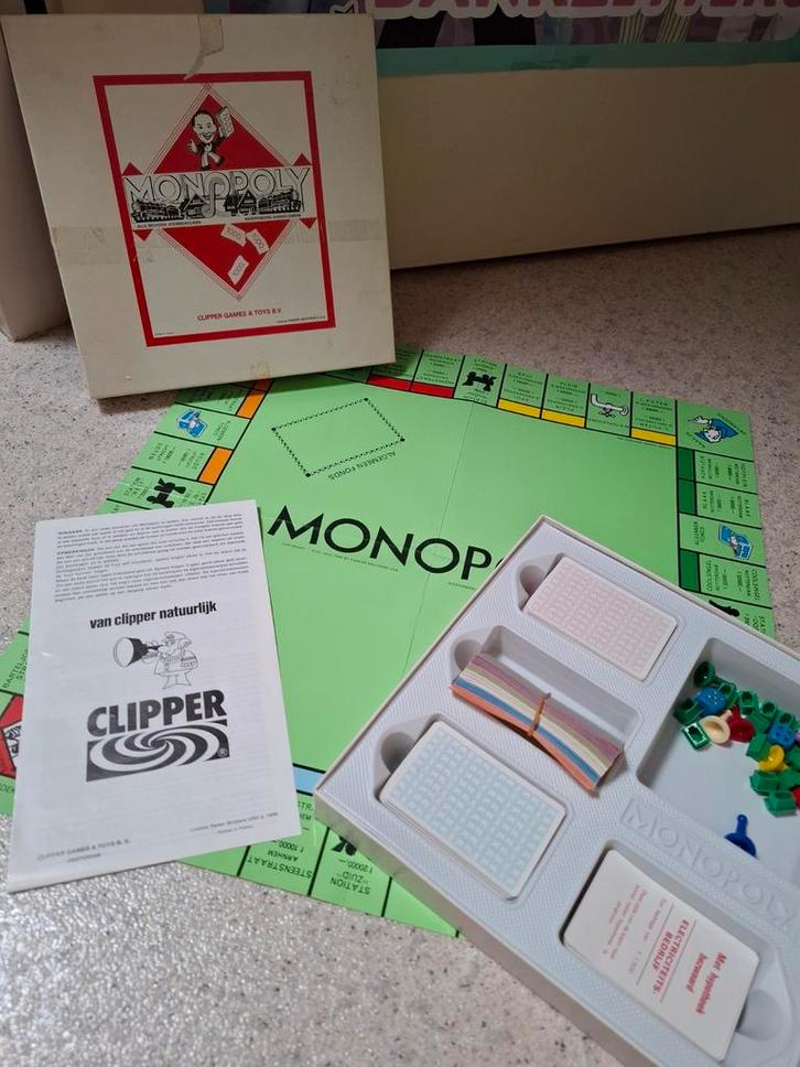 Monopoly Clipper Editie, Hobby en Vrije tijd, Gezelschapsspellen | Bordspellen, Zo goed als nieuw, Een of twee spelers, Drie of vier spelers