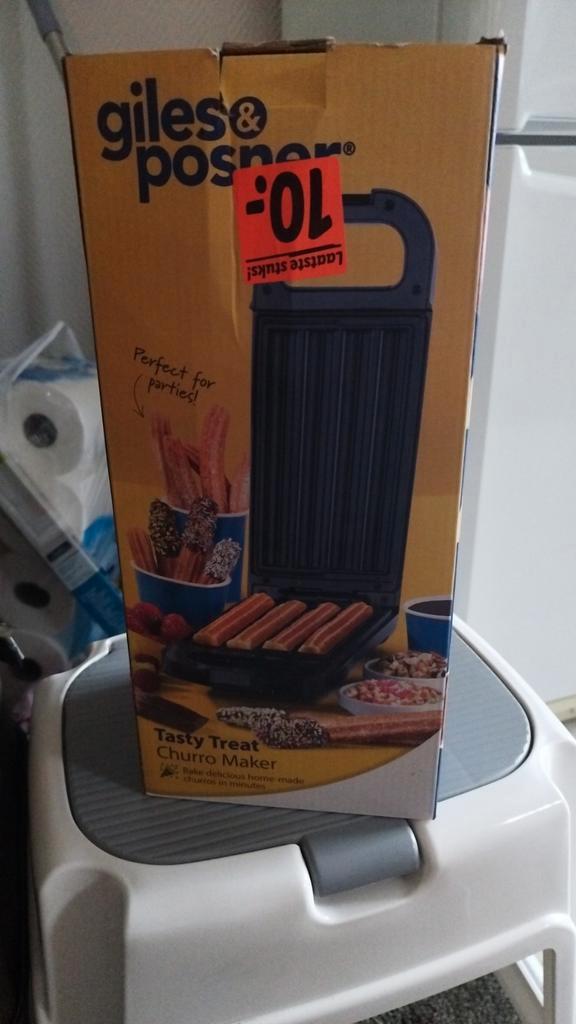 Churros Maker - Giles & Posner, Witgoed en Apparatuur, Fonduesets, Zo goed als nieuw, Elektrisch, Ophalen of Verzenden