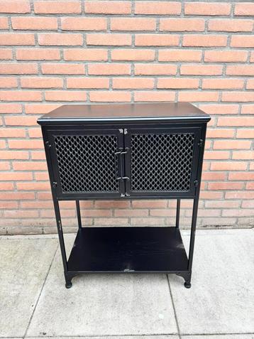 Dutchbone Denver zwart metalen kastje