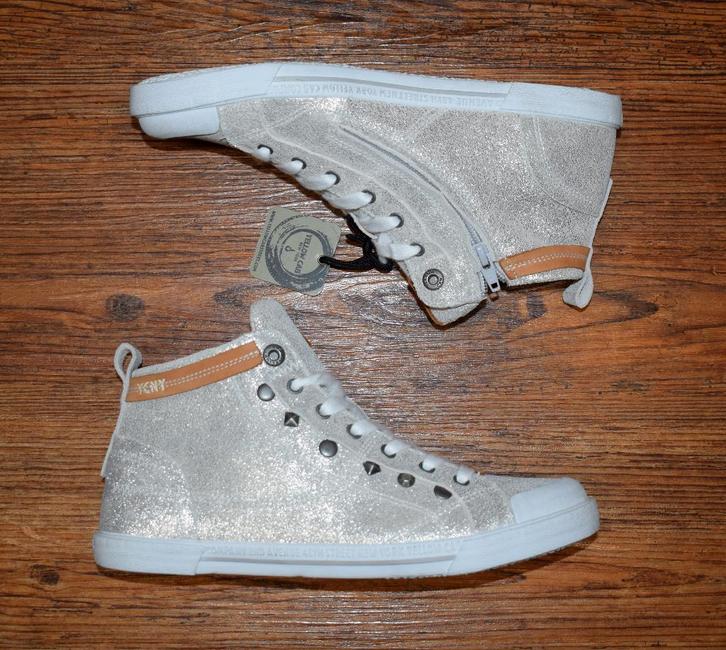 YELLOW CAB - leren boots Boogie Silver - maat 40, Kleding | Dames, Schoenen, Nieuw, Sneakers of Gympen, Overige kleuren, Ophalen of Verzenden