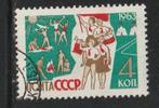 Rusland 1963 - Jonge Pioniers - Scouts, Ophalen of Verzenden, Gestempeld