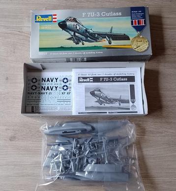 Revell 00019 f 7u-3 cutlass modelbouwdoos modelbouw 1:60 beschikbaar voor biedingen