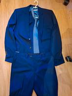 Blauw pak maat 54, Kleding | Heren, Kostuums en Colberts, Ophalen of Verzenden, Zo goed als nieuw, Maat 52/54 (L), Blauw