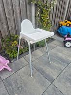 Ikea Dunlopp kinderstoel wit met tafelblad, Kinderen en Baby's, Ophalen of Verzenden, Gebruikt, Overige typen