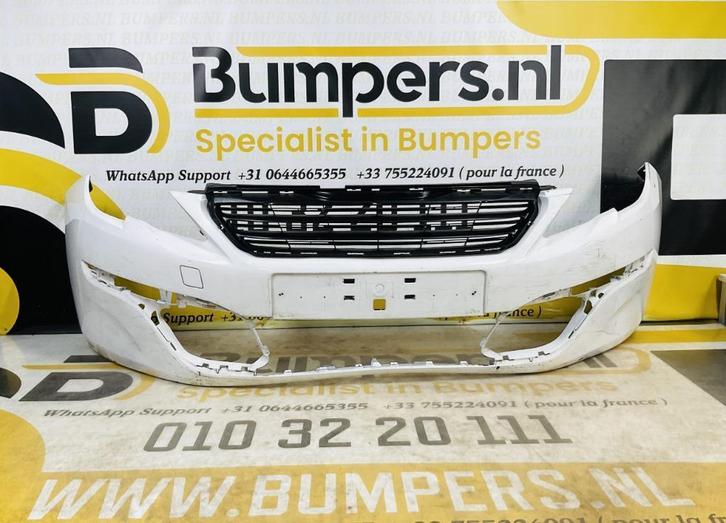 BUMPER Peugeot 308 Normaal 2012-2016 VOORBUMPER 2-J3- 7435z, Auto diversen, Tuning en Styling, Ophalen of Verzenden