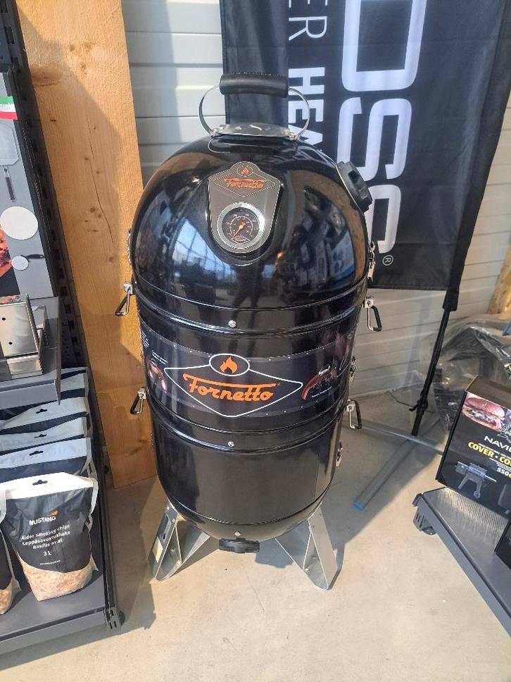Fornetto – Razzo rookoven zwart Showroommodel, Tuin en Terras, Barbecue-accessoires, Nieuw, Ophalen