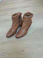 Enkellaars leer, Kleding | Dames, Ophalen of Verzenden, Zo goed als nieuw, Bruin