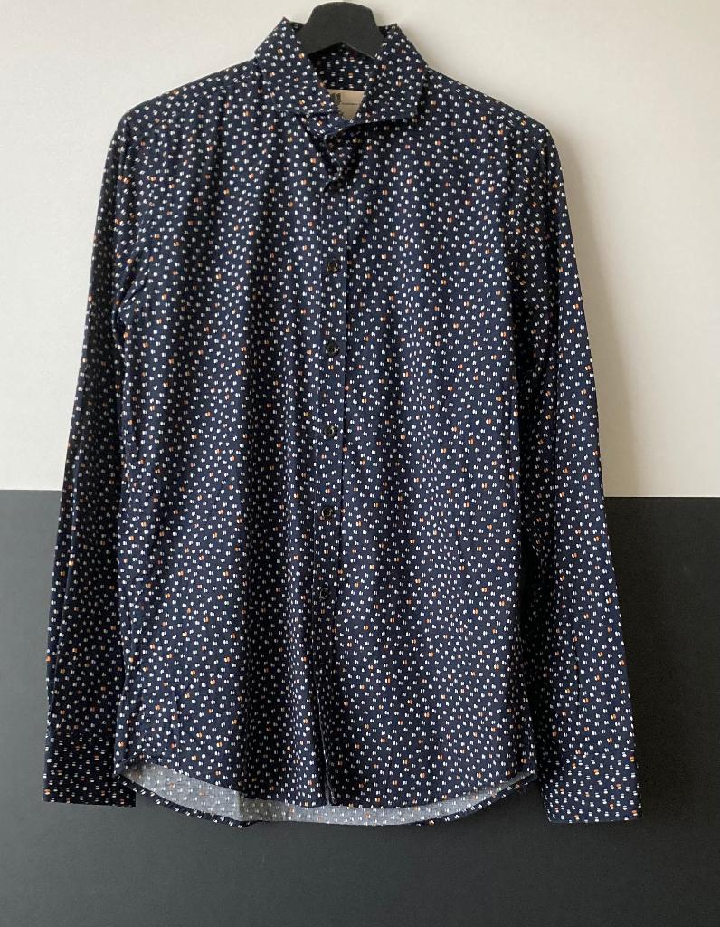 Nieuw Heren Overhemd BERTONI (40), Ophalen of Verzenden, Nieuw, Blauw, Halswijdte 39/40 (M)