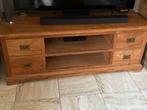 Houten TV meubel + salontafel, Huis en Inrichting, Ophalen, Gebruikt, 100 tot 150 cm, Teakhout