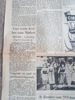 Eerste bus van Marken naar Monnikendam (1957), Ophalen of Verzenden, 1940 tot 1960, Knipsel(s)