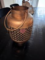 Riverdale windlicht goud/brons, Ophalen, Zo goed als nieuw, Rond, Overige materialen