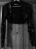 Zwart bolero jasje met glitters, Ophalen of Verzenden, Gebruikt