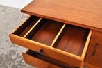 Vintage kast jaren 50 tv meubel ladekast met deurtje, Ophalen of Verzenden