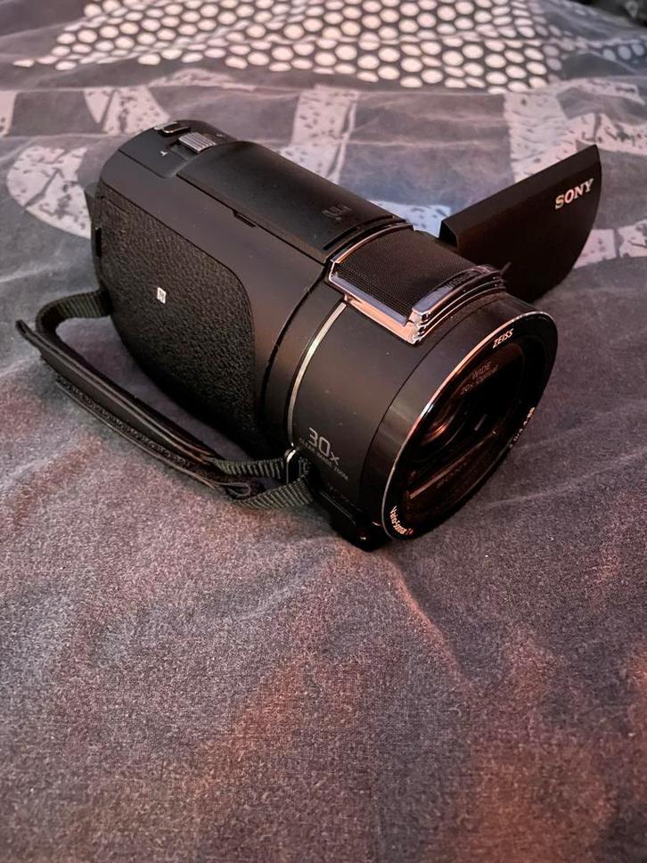 Sony FDR-AX43 4K Camcorder, Audio, Tv en Foto, Videocamera's Digitaal, Gebruikt, Camera, Geheugenkaart, Sony, 20x of meer, Externe microfoon