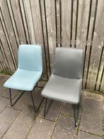 Eettafel stoelen, Huis en Inrichting, Stoelen, Ophalen, Gebruikt, Blauw, Vijf, Zes of meer stoelen