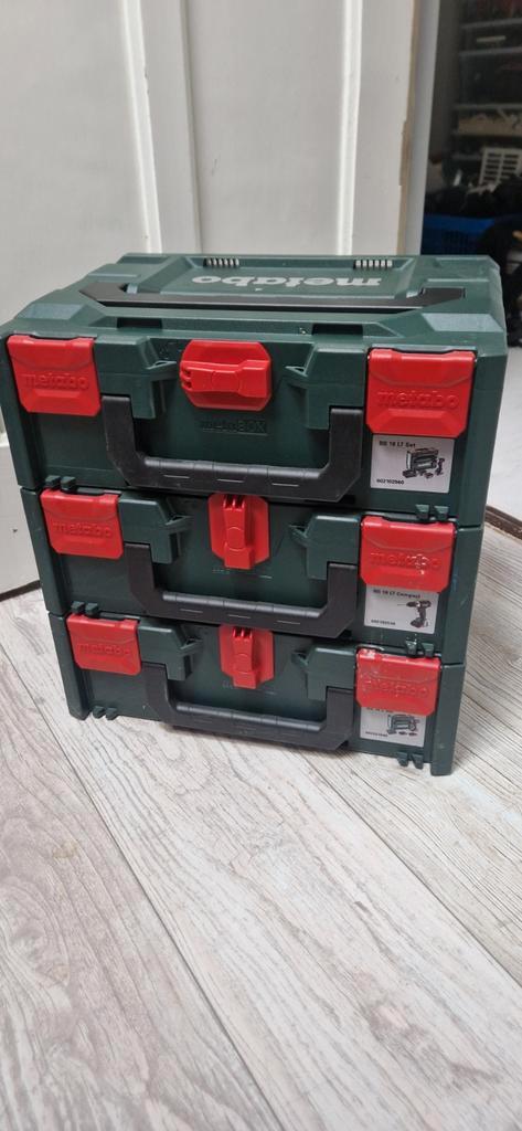 Metabo Metabox - Gereedschapskoffer 3 stuks, Doe-het-zelf en Verbouw, Gereedschapskisten, Gebruikt, Ophalen of Verzenden