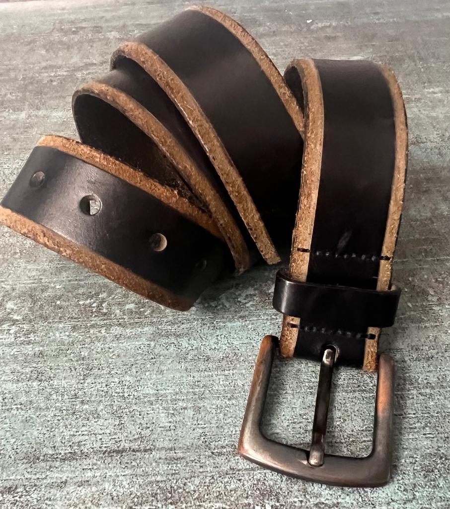 Diesel. Leren riem. 95 cm., Kleding | Heren, Riemen en Ceinturen, 95 tot 105 cm, Diesel, Bruin, Echt leder