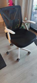 Yaheetech ergonomische bureaustoel, Huis en Inrichting, Bureaustoelen, Ophalen, Wit, Zo goed als nieuw, Bureaustoel