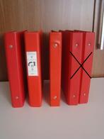 diverse  rode ringbanden, 17 ringen  A5 formaat, Ophalen of Verzenden, Gebruikt