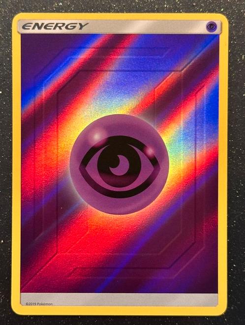 Psychic Energy [Reverse Holo] Pokemon Hidden Fates, Hobby en Vrije tijd, Verzamelkaartspellen | Pokémon, Zo goed als nieuw, Losse kaart