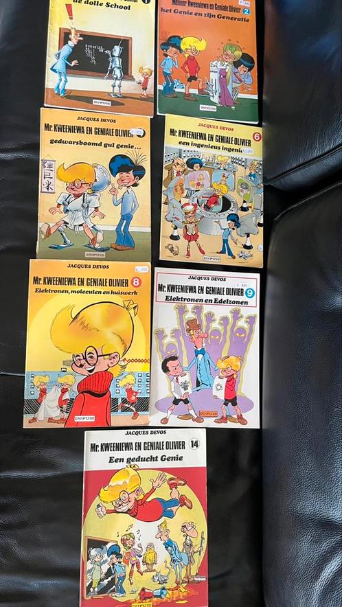 Jacques Devos, (Dupuis) - Meneer Kweeniewa en Geniale Olivie, Boeken, Strips | Comics, Gelezen, Meerdere comics, Europa, Ophalen of Verzenden