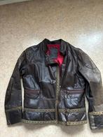 Leren jas, Verzenden, Zo goed als nieuw, Maat 56/58 (XL), Bruin