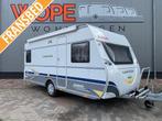Dethleffs Camper 450 DB Fransbed Cas.Luifel, Caravans en Kamperen, Caravans, Schokbreker, Rondzit, Bedrijf, Overige typen