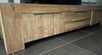 TV Kast eiken, Ophalen, Eikenhout, Zo goed als nieuw, 200 cm of meer